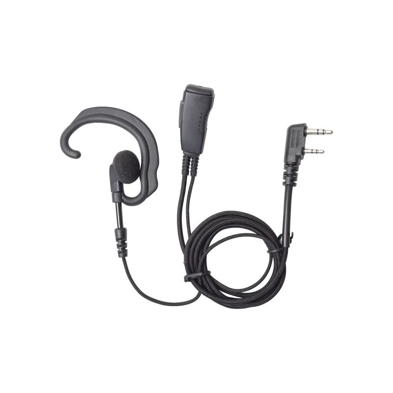 Micrófono Audífono de Solapa Estilo Gancho / CABLE FIBRA TRENZADA KEVLAR ULTRA RESISTENTE Para KEN