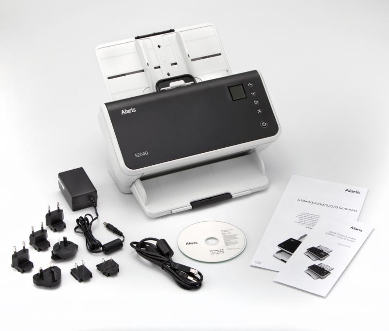 Alaris S2040 Scanner 600 x 600 DPI Escáner con alimentador automático de documentos (ADF) Negro, B
