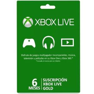 XBOX LIVE 6 MONTH GOLD CARD FPP GEOFENCD 2AU-00006