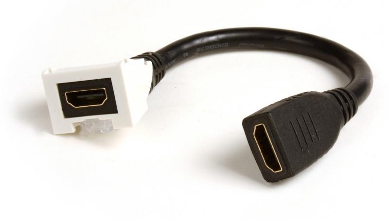 Siemon MX-HD-02 cable HDMI 0.2 m HDMI Tipo A (Estándar) Negro, Blanco