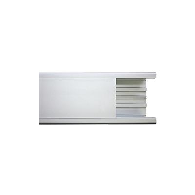 Canaleta de aluminio, 99 x 72 mm, tramo de 3m. INKA-100