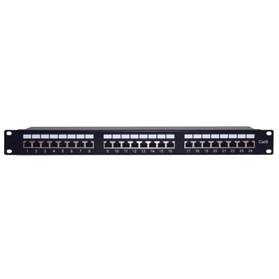 Patch Panel Blindado Stp De 24 Puertos Cat6 19in Lp Pp 630