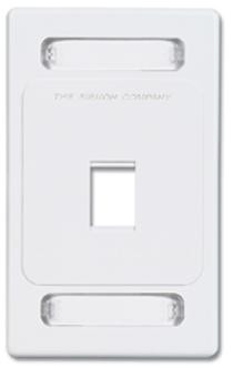 Siemon MX-FP-S-01-02B placa de pared y cubierta de interruptor Blanco