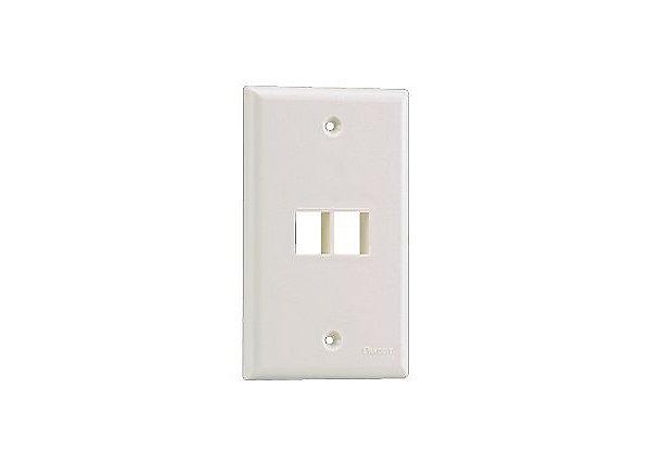 Panduit NK2FNWH placa de pared y cubierta de interruptor Blanco