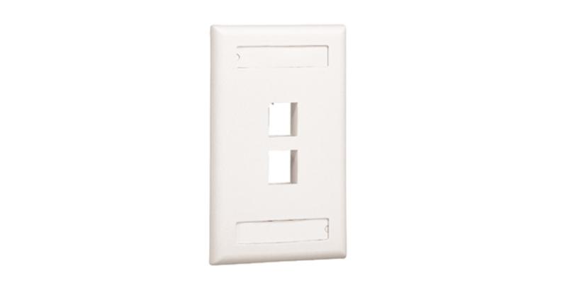 Panduit NK2FEIY placa de pared y cubierta de interruptor Marfil