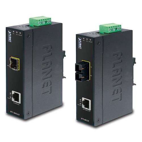 Planet IFT-802T convertidor de red 200 Mbit/s 1310 nm Negro