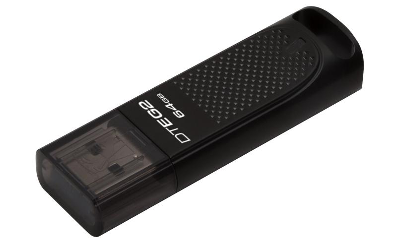 Kingston Technology DataTraveler Elite G2, 64GB unidad flash USB USB tipo A 3.0 (3.1 Gen 1) Negro