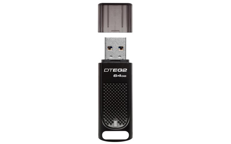 Kingston Technology DataTraveler Elite G2, 64GB unidad flash USB USB tipo A 3.0 (3.1 Gen 1) Negro