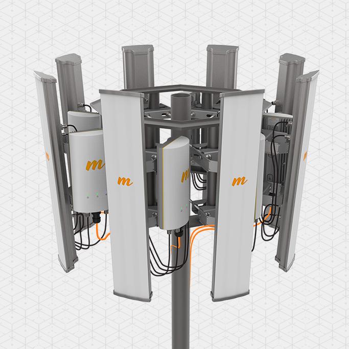 Mimosa Networks N5-45x4 antena para red 22 dBi Horn antenna clase N