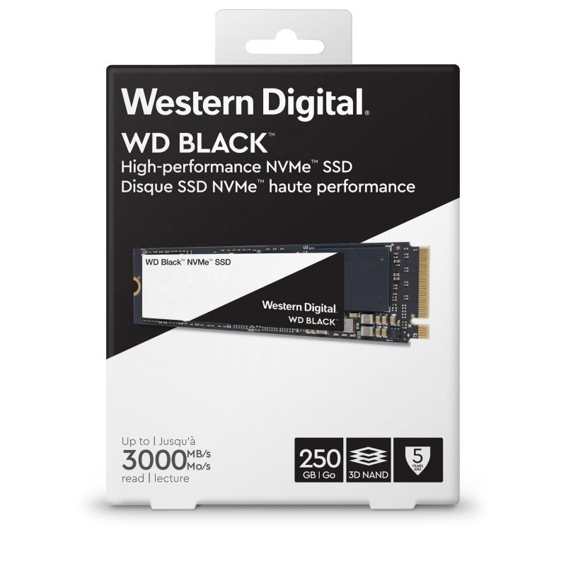 Western Digital WDS250G2X0C unidad de estado sólido M.2 250 GB PCI Express 3.0 Compatible con NVM E