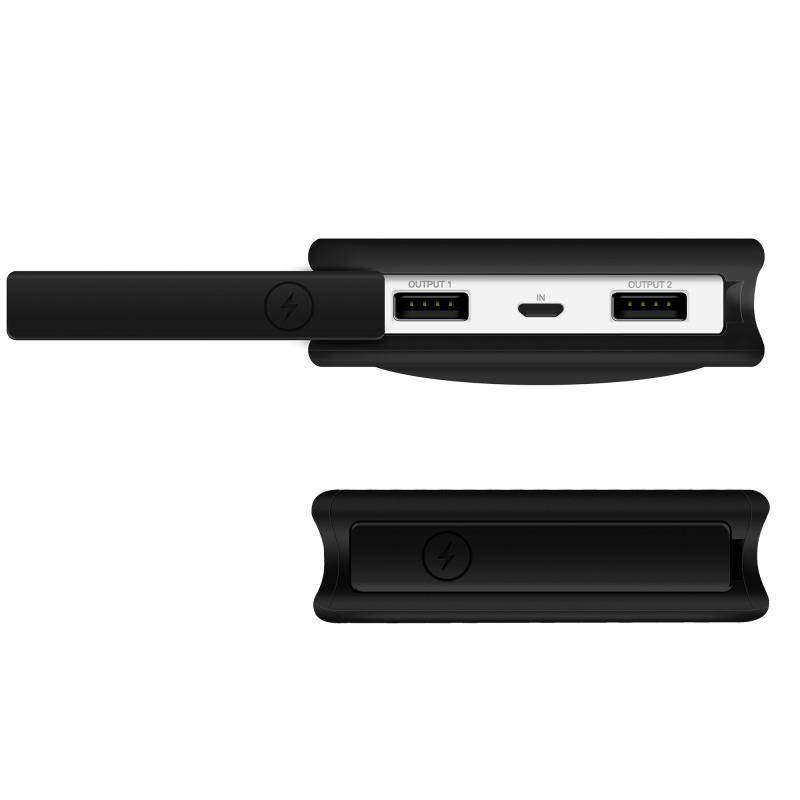 ADATA D8000L batería externa Negro, Transparente Polímero de litio 8000 mAh