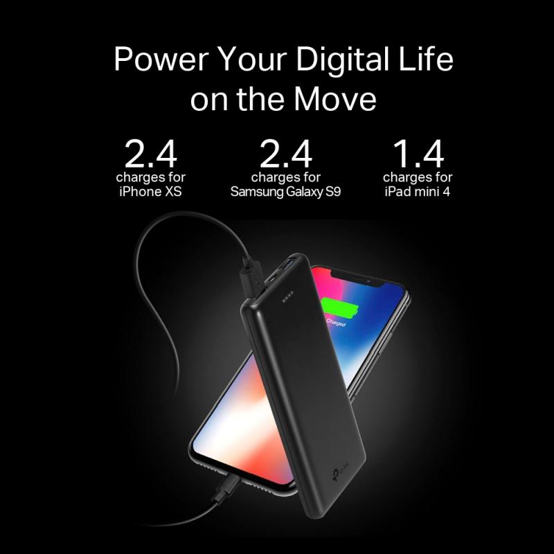 TP-LINK TL-PB10000 batería externa Negro Polímero de litio 10000 mAh