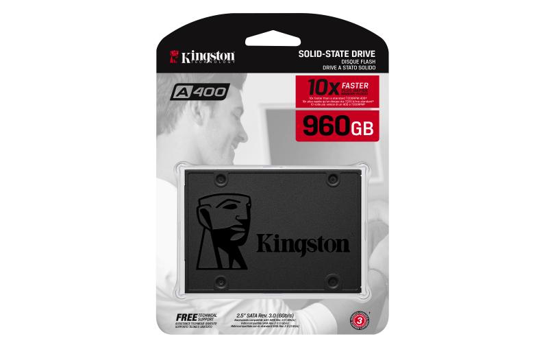 Kingston Technology A400 unidad de estado sólido 2.5" 960 GB Serial ATA III TLC