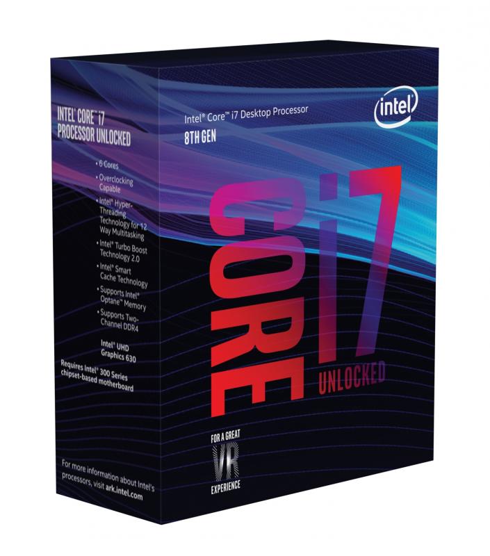 Intel Core i7-8700K procesador 3.7 GHz Caja 12 MB Smart Cache