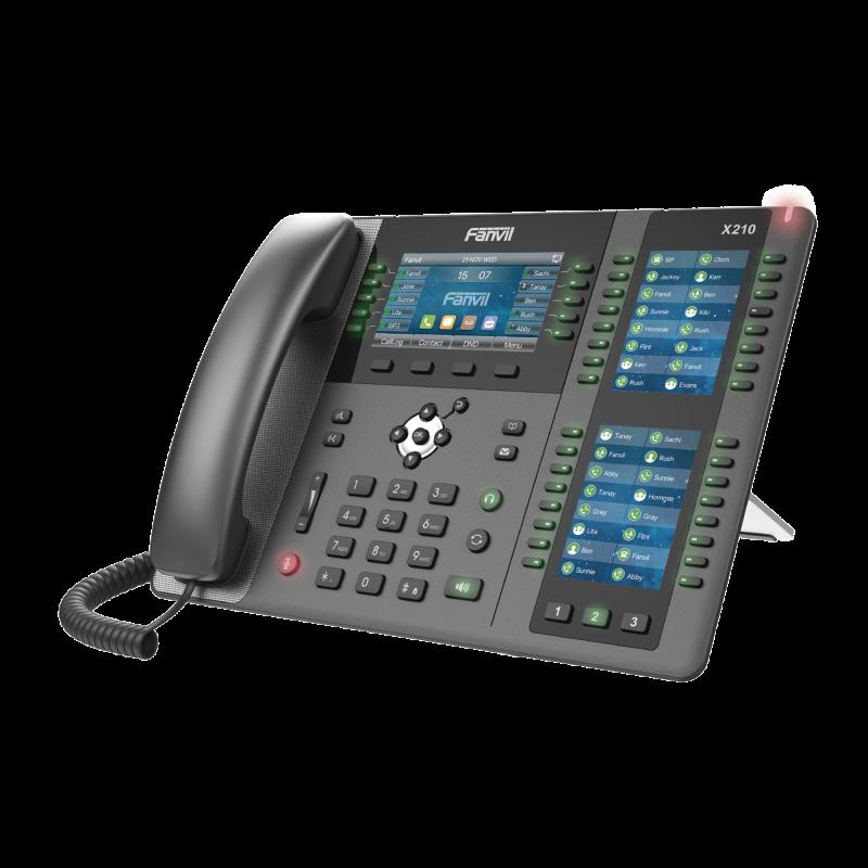 Teléfono IP ideal para recepción hasta 20 líneas SIP, PoE, 106 botones DSS, Bluetooth integrado p