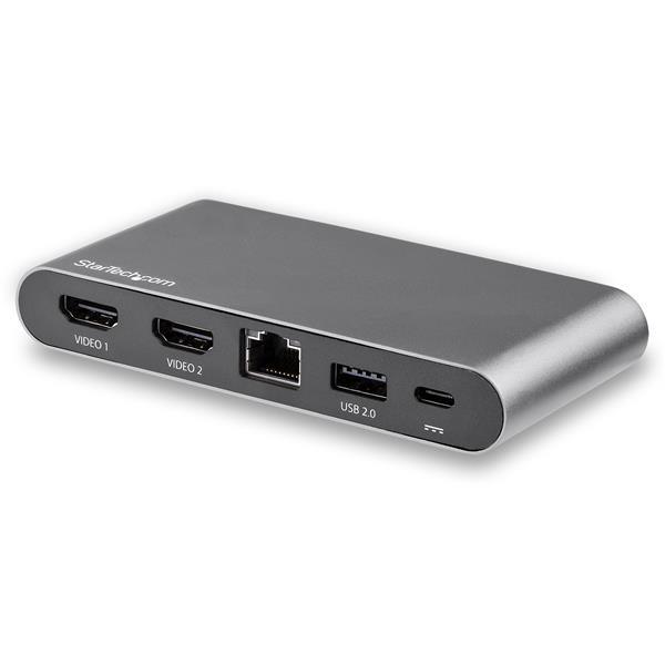 StarTech.com Adaptador Multipuerto USB C para Dos Pantallas - 2x HDMI 4K - PD 3.0 de 100W - Docking 