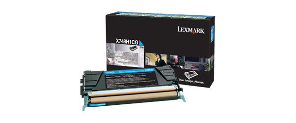 Lexmark X748H1CG cartucho de tóner Original Cian 1 pieza(s)