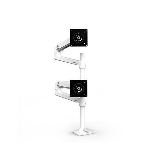 Ergotron LX Series LX Dual Stacking Arm 101.6 cm (40") Broche Blanco
