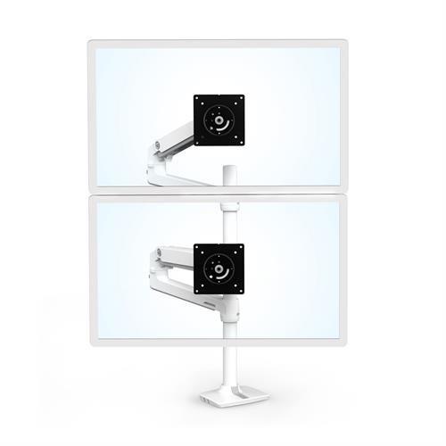 Ergotron LX Series LX Dual Stacking Arm 101.6 cm (40") Broche Blanco
