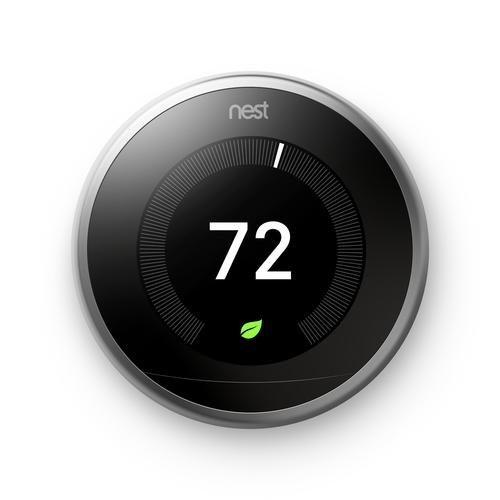 Nest Labs Learning Thermostat termostato WLAN Acero pulido