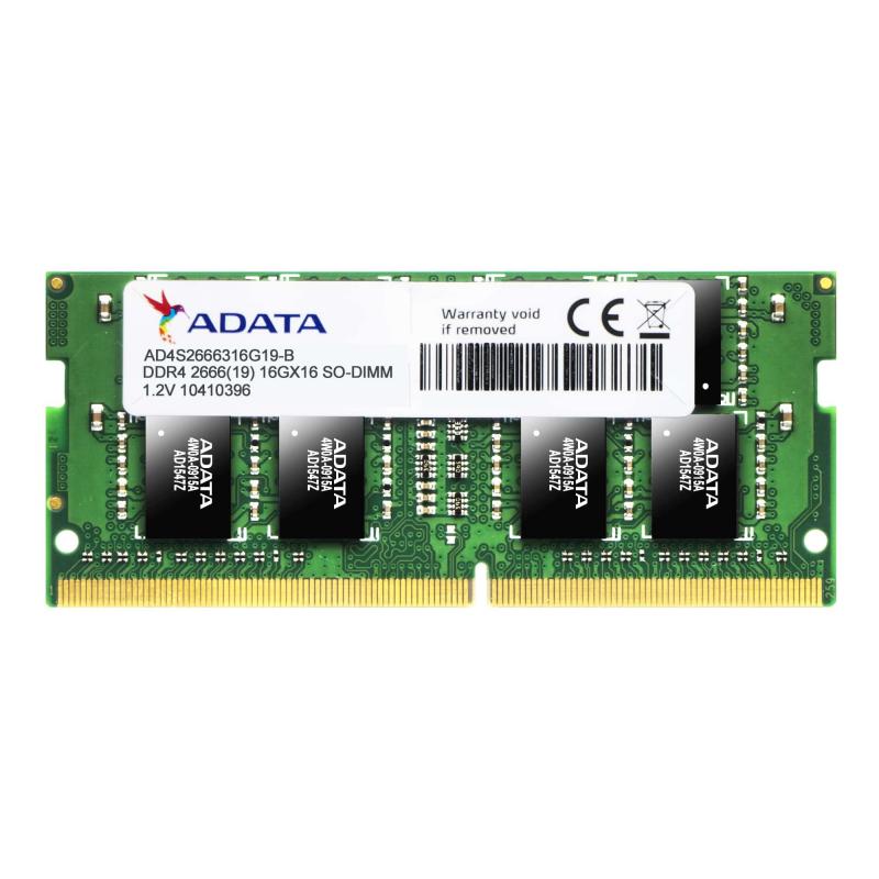 ADATA AD4S266638G19-S módulo de memoria 8 GB DDR4 2666 MHz