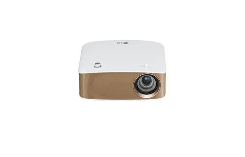 LG PH150G video proyector 130 lúmenes ANSI DLP 720p (1280x720) Proyector portátil Oro, Blanco