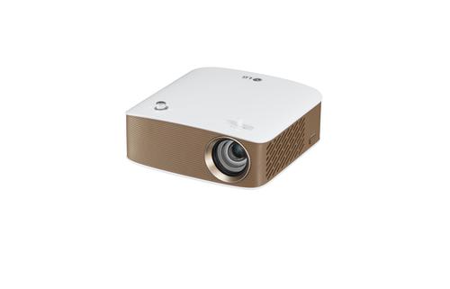 LG PH150G video proyector 130 lúmenes ANSI DLP 720p (1280x720) Proyector portátil Oro, Blanco