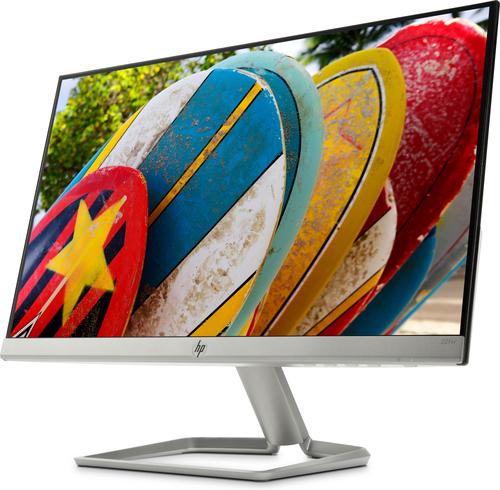 HP 22fw LED display 54.6 cm (21.5") Full HD Plana Mate Plata