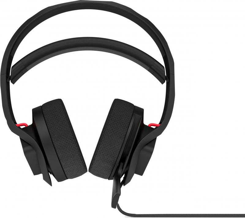 HP Omen X Biauricular Diadema Negro, Rojo