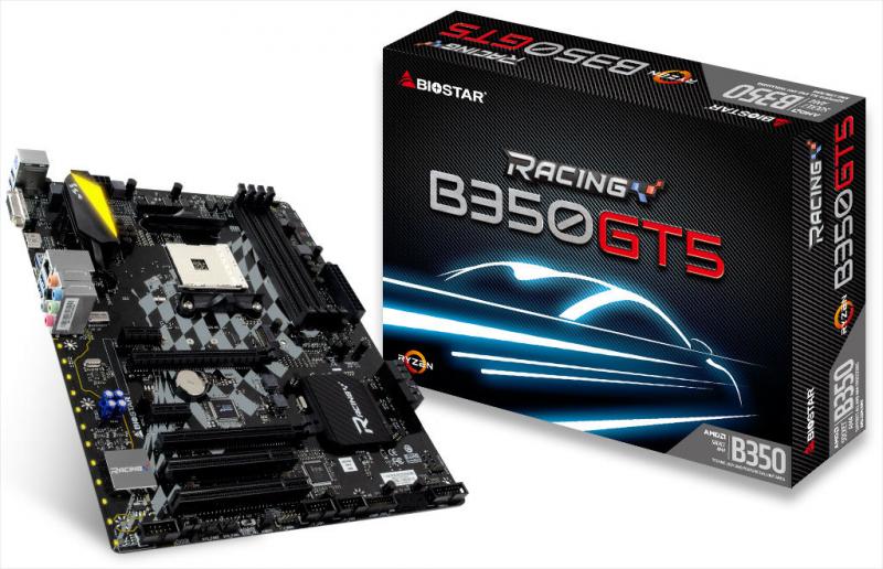 Biostar B350GT5 placa base Enchufe AM4 ATX AMD B350