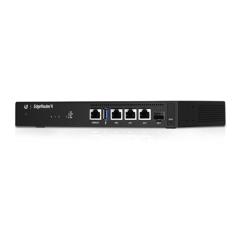 Ubiquiti Networks EdgeRouter 4 enrutador Gigabit Ethernet Negro