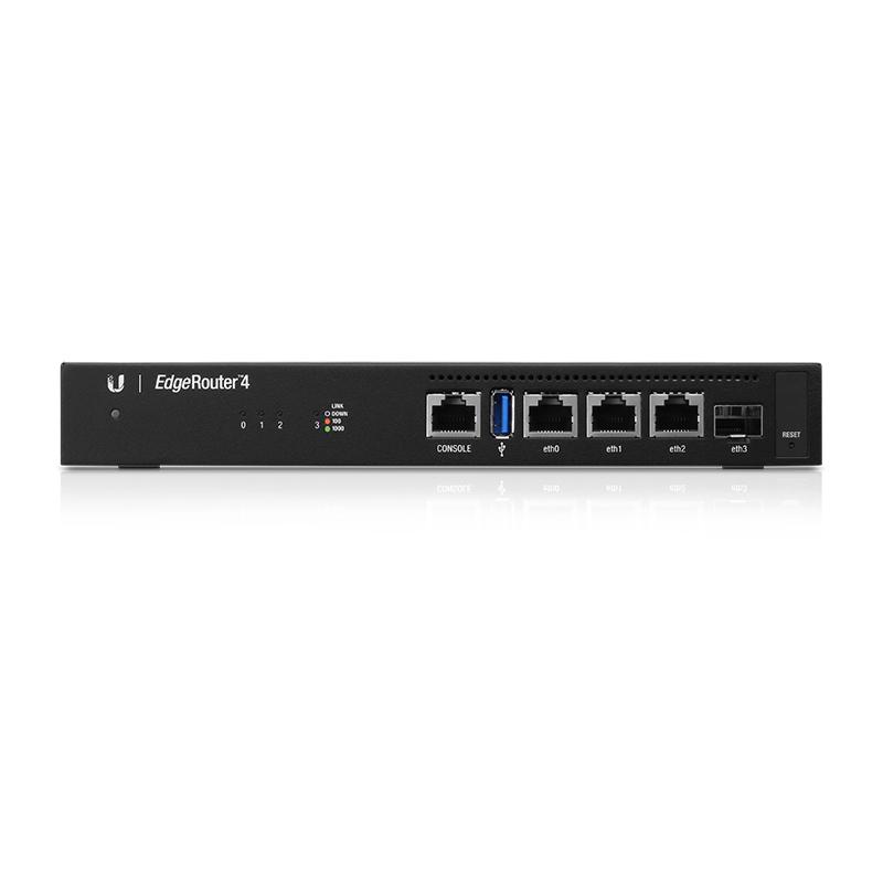 Ubiquiti Networks EdgeRouter 4 enrutador Gigabit Ethernet Negro