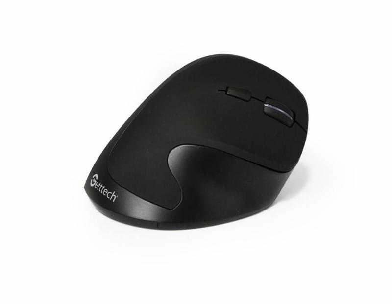 Mouse Inalámbrico Vertical Getttech Orión GMO24401, 2.4ghz, Windows y Mac