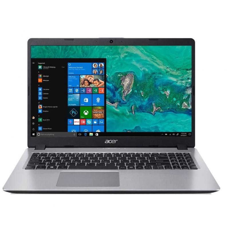 Laptop Acer Aspire 5 A515-52-78VF - 15.6" HD - Intel Core I7-8565U QC 1.80GHz - 8GB - 1TB HDD + 128GB SSD - Windows 10 Home - Color Plata NX.H8AAL.003