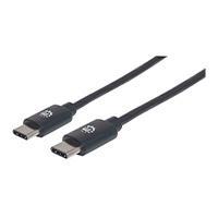 CABLE USB-C, CM-CM 2.0M V2, NEGRO MANHATTAN 354875