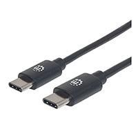 CABLE USB-C, CM-CM 0.5M V2, NEGRO MANHATTAN 354868