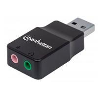 CONVERTIDOR MANHATTAN USB 2.0 A TARJETA SONIDO 2.1 152754