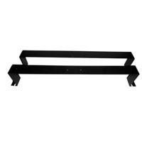 JUEGO DE MOUNTIG BRACKET NORTH SYSTEM  PARA TABLILLA 19X1½ ACERO CALIBRE 12 COLOR NEGRO LISO NORTH723-BKL