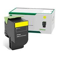TONER LEXMARK COLOR AMARILLO RENDIMIENTO ESTANDAR / HASTA 1,400 PAGINAS / P/MODELOS: CX622ADE, CS421DN, CS521DN, CX625ADHE CX522ADE, CS622DE, CX421ADN / 5% DE COBERTURA 78C40Y0