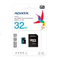 MEMORIA ADATA MICRO SDXC/SDHC UHS-I 32GB CLASE 10 A1 100MB/25MB SEG C/ADAPTADOR AUSDH32GUICL10A1-RA1