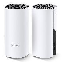 TP-LINK DECO M42-PACK 2 PIEZAS AC1200 WHOLE-HOME SISTEMA WI-FI PARA EL HOGAR DUAL-BAND 802.11AC/A/B/G/N CPU QUALCOMM 2 PUERTOS GIGABIT 2 ANTENAS INT MU-MIMO BEAMFORMING DECO M4(2-PACK)