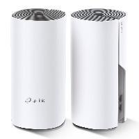 TP-LINK DECO E42-PACK 2 PIEZAS AC1200 WHOLE-HOME SISTEMA WI-FI PARA EL HOGAR DUAL-BAND 802.11AC/N/A CPU QUALCOMM 2 PUERTOS WAN/LAN 10/100MBPS, 1 PUERTO DE ALIMENTACIN 2 ANTENAS INTERNAS DECO E4(2-PACK)
