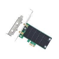 TARJETA DE RED PCI EXPRESS INALAMBRICA TP-LINK ARCHER T4E AC1200 5GHZ867MB/2.4GHZ300MB 2 ANT DESMONTABLES ARCHER T4E