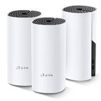 TP-LINK DECO E4(3-PACK) 3 PIEZAS AC1200 WHOLE-HOME SISTEMA WI-FI PARA EL HOGAR DUAL-BAND 802.11AC/N/A CPU QUALCOMM 2 PUERTOS WAN/LAN 10/100MBPS, 1 PUERTO DE ALIMENTACION 2 ANTENAS INTERNAS DECO E4(3-PACK)