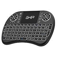 MINI TECLADO GHIA CON TOUCH PAD PARA SMART TV, TV SMART BOX Y PC GCR-002