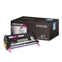 TONER LASER LEXMARK COLOR MAGENTA/ RENDIMIENTO ESTANDAR / X560A2CG / HASTA 4,000 PAGINAS / 5% DE COBERTURA / PARA MODELOS: X560 X560A2MG