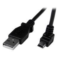 CABLE ADAPTADOR 2M USB A MACHO A MINI USB B MACHO ACODADO EN ÃNGULO HACIA ABAJO PARA TELÃ‰FONOS TABLETS Y DISPOSITIVOS MÃ“VILES - STARTECH.COM MOD. USBAMB2MD USBAMB2MD