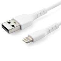 CABLE USB A LIGHTNING - 1M - CABLE LIGHTNING CERTIFICADO MFI - CABLE LIGHTNING DE SERVICIO PESADO - BLANCO - STARTECH.COM MOD. RUSBLTMM1M RUSBLTMM1M