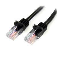 CABLE DE RED DE 10M NEGRO CAT5E ETHERNET RJ45 SIN ENGANCHES - LATIGUILLO SNAGLESS - STARTECH.COM MOD. 45PAT10MBK 45PAT10MBK