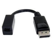 CABLE DE 15CM ADAPTADOR DE DISPLAYPORT A MINI DISPLAYPORT HEMBRA - DP MACHO - MINI DP HEMBRA - MINIDP NEGRO - STARTECH.COM MOD. DP2MDPMF6IN DP2MDPMF6IN